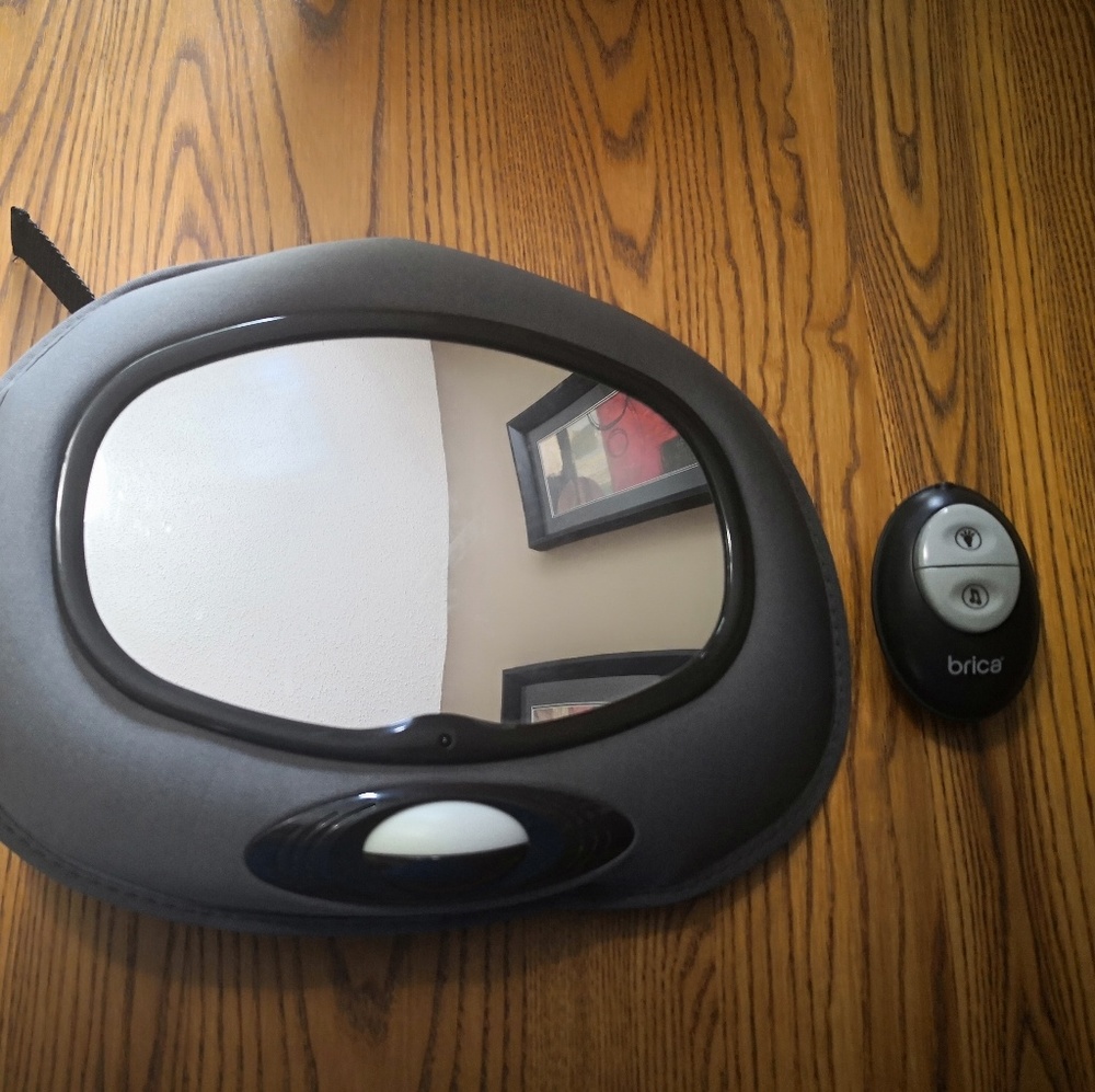 Car mirror to see baby!